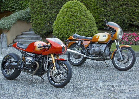 Moto BMW vintage R90S, célèbre routière sportive des 70's